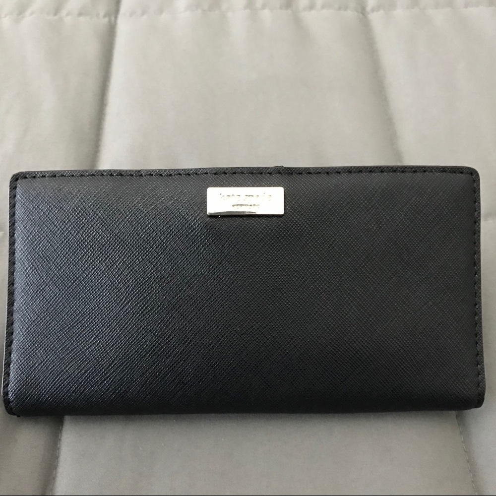 Kate Spade NY Black Stacy Newbury Lane Wallet -NWT - Picture 2 of 8
